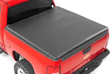 07-13 Chevy/GMC 1500 5ft9in Bed Soft Tri-Fold Bed Cover – Rough Country