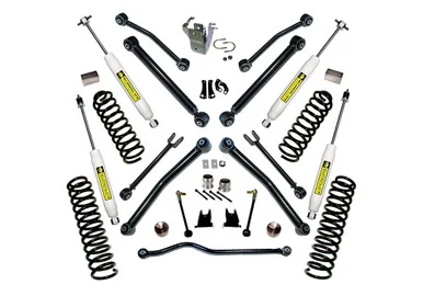 07-18 Jeep JK 2DR 4in Suspension Lift Kit w/Reflex Control Arms SL Shocks – Superlift Suspension