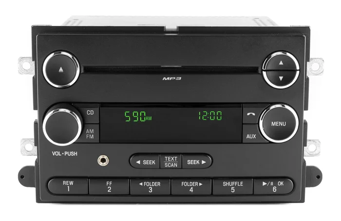 08-09 Ford Fusion Mercury Milan AMFM CD Radio w Aux Input Upgrade 9E51-18C869-AA