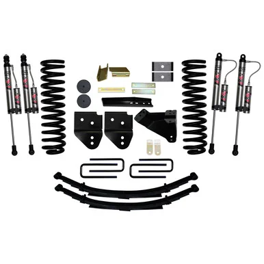 11-16 Ford F250 4WD Diesel 4 in. Suspension Lift System With 4 Link Conversion & ADX 2.0 Remote Reservoir Monotube Shocks – Skyjacker