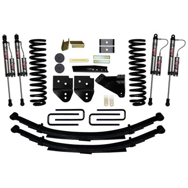11-16 Ford F250 4WD Gas 4 in. Suspension Lift System With 4Link Conversion & ADX 2.0 Remote Reservoir Monotube Shocks – Skyjacker