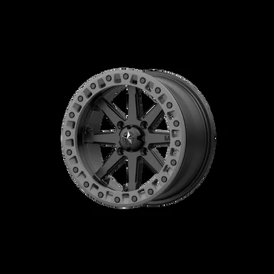 14×10 4×156 Lok2 Satin Black Matte Grey Ring 00mm – MSA Wheels