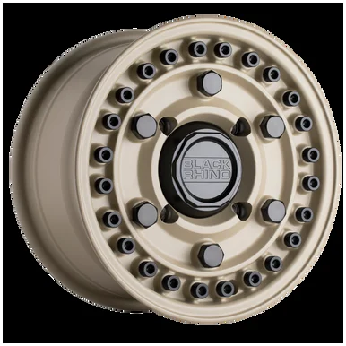 15X7 4X137 5.42BS Armory UTV Desert Sand – Black Rhino