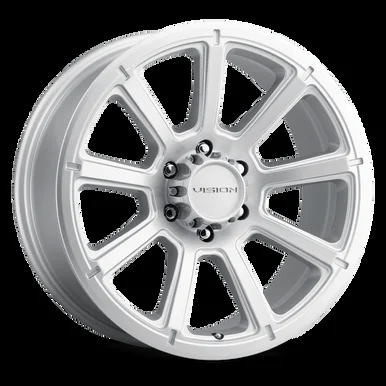16×8 6×5.5 4.5BS Turbine Silver – Vision Wheel