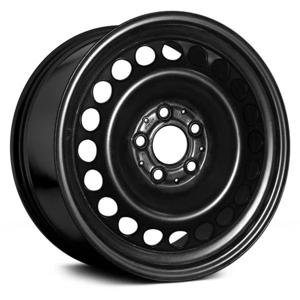 16″ x 7″ Steel Remanufactured Wheel with 5 x 112 Bolt Pattern for Mercedes C Class 2001–2005 – Black