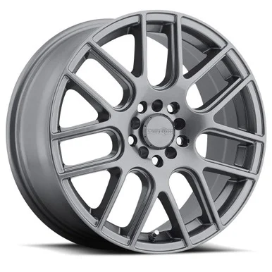 16X7 5X110 5.5BS Gunmetal Cross – Vision Wheel