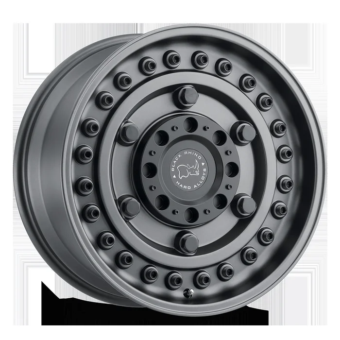 16X8 GUN BLACK 38MM Black Rhino Wheel