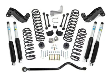 17-18 Jeep JK 4in Coil Kit w/Adj Track Bar w/Bilstein Shocks – Ready Lift