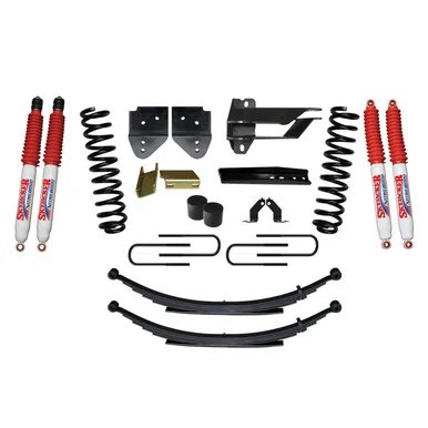 17-19 Ford F250/F350 Gas 4″ Suspension Lift Kit Front Coil Springs Rear Leaf Springs Nitro 8000 Shocks Gas – Skyjacker Suspension