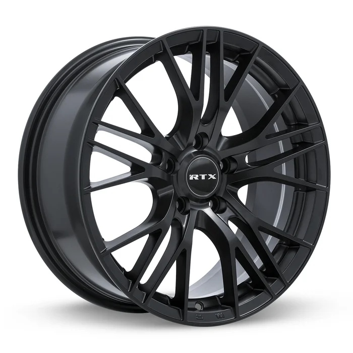 17×7.5 Alloy Wheel – RTX Vertex 082304 Satin Black , with 5×112 Bolt Pattern , 40.0 Offset , 66.6 HubBore Mini Cooper 2023-2024