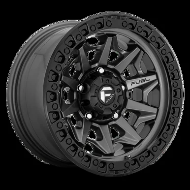 17×8.5 6×120 5.30BS D716 Covert Matte Gunmetal Black BR – Fuel Off-Road