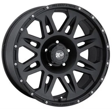 17×8 6×5.5 4.5BS Type 7005 Flat Black – Pro Comp Wheels
