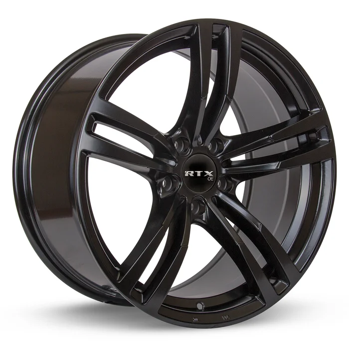 17×8 Alloy Wheel – RTX Graz 082008 Satin Black , with 5×112 Bolt Pattern , 35.0 Offset , 66.6 HubBore For Audi Q5 2022-2023