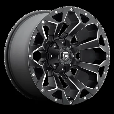 17×9 5×5.5/5×150 4.5BS D546 Assault Black Milled – Fuel Off-Road