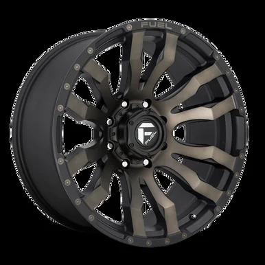 17×9 8×180 5BS D674 Blitz Matte Black DDT – Fuel Off-Road