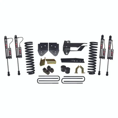 17-22 Ford F350 Gas 4WD 4 in Suspension Lift Kit With ADX 2.0 Remote Reservoir Monotube Shocks – Skyjacker