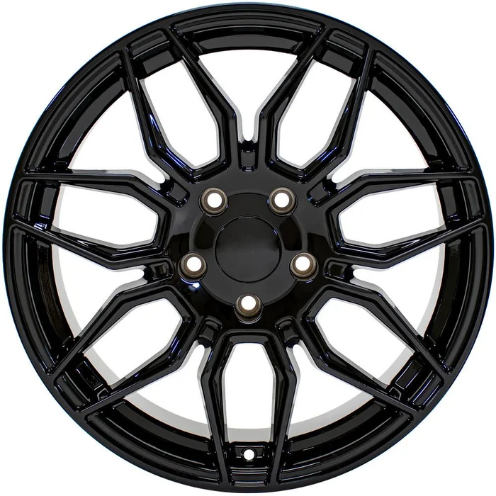 18×8.5 Replica Wheel CV03C fits Chevrolet C7 Corvette – Gloss Black
