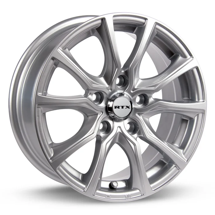18×8 Alloy Wheel – RTX Contour 081461 Silver , with 5×114.3 Bolt Pattern , 42.0 Offset , 73.1 HubBore for Hyundai Venue 2020-2022
