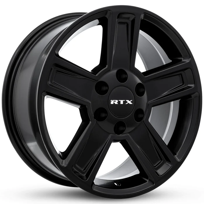 18×8 Alloy Wheel – RTX Glacier 082183 Satin Black , with 6×139.7 Bolt Pattern , 15.0 Offset , 78.1 HubBore Nissan Armada 2022-2023