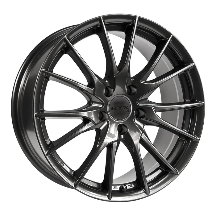 18×8 Alloy Wheel – RTX IPL 081055 Dark Gunmetal , with 5×114.3 Bolt Pattern , 40.0 Offset , 66.1 HubBore for Nissan Rogue 2023-2024