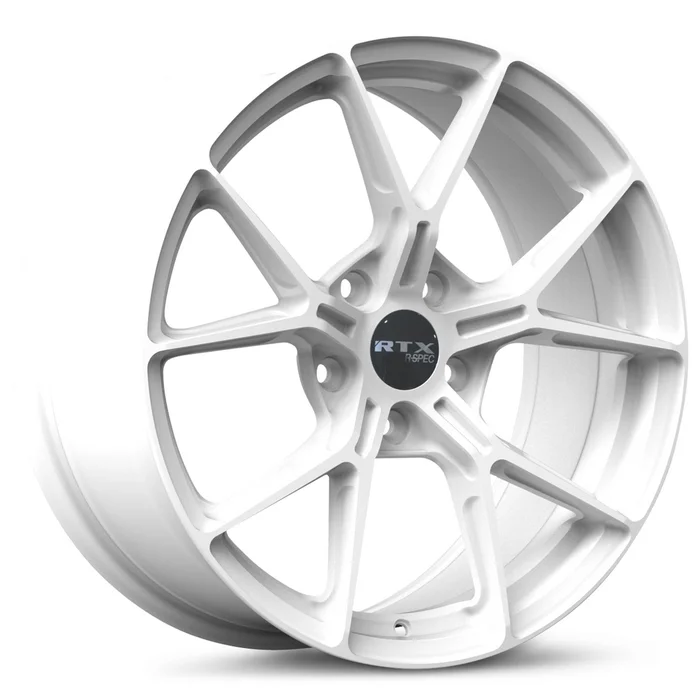 18×8 Alloy Wheel – RTX RS01 083311 Gloss White , with 5×114.3 Bolt Pattern , 38.0 Offset , 73.1 HubBore