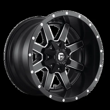 18×9 6×5.5/6×135 5.75BS D538 Maverick Black Milled – Fuel Off-Road