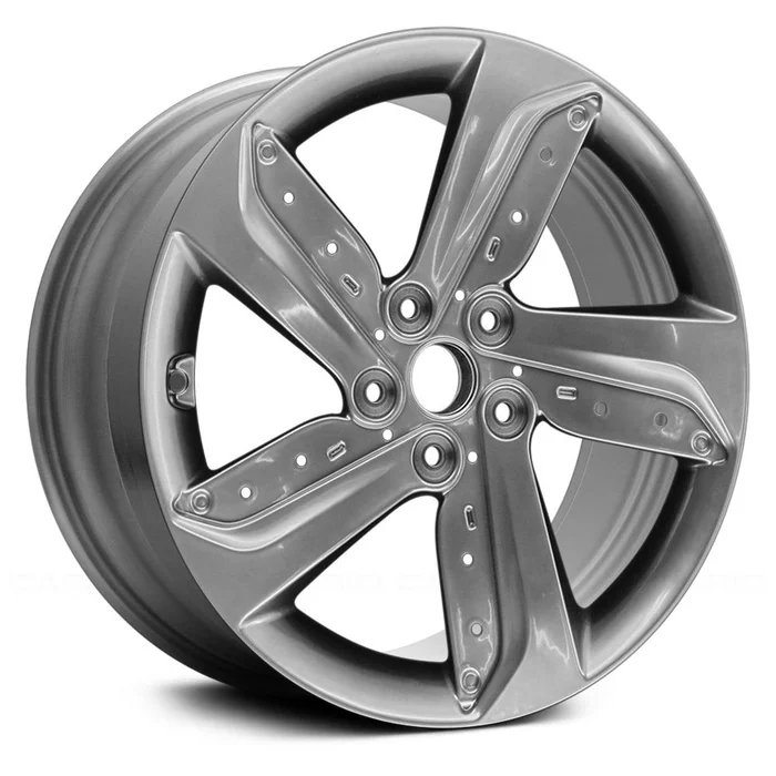 18″ x 7.5″ Alloy Remanufactured Wheel with 5 x 114.3 Bolt Pattern for Hyundai Veloster 2013–2014 – Silver