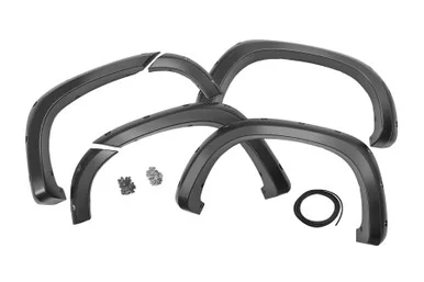 19-21 Chevy 1500 G9K Satin Steel Pocket Fender Flares – Rough Country