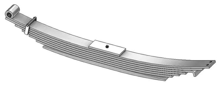 1987 – 2007 Peterbilt 325-348, 357, 359, 320 And 350 Low Cab Forward Front Leaf Spring – 7 Leaves – 75-178