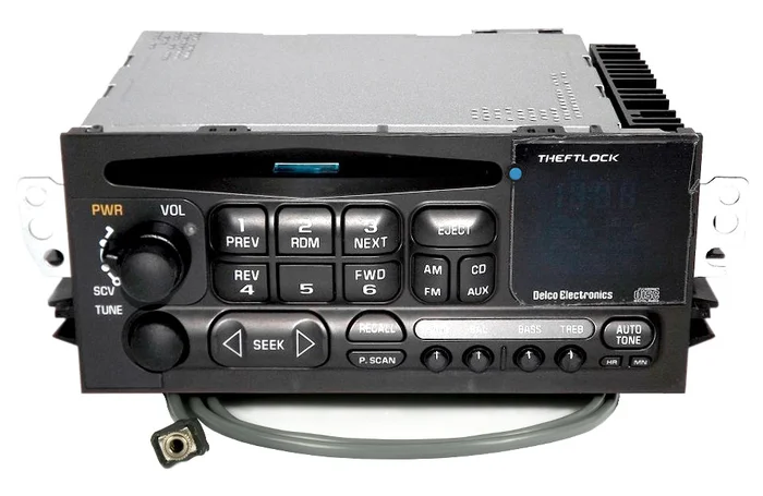 1997-04 Chevrolet Corvette AM FM CD Radio w Aux On Pigtail & Bluetooth 09390211