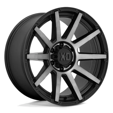 20×10 5×5.0 4.79BS XD847 Outbreak Satin Black With Gray Tint