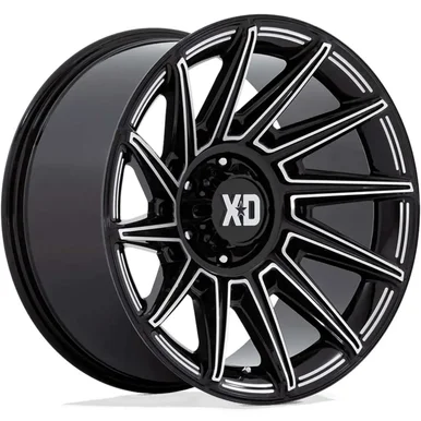 20×10 5×5.00 4.79BS XD867 Specter Gloss Black Milled