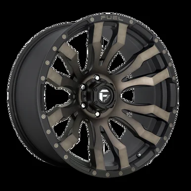20×10 6×135 4.75BS D674 Blitz Matte Black DDT – Fuel Off-Road