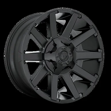 20×10 6×5.5/6×135 4.75BS D437 Contra Satin Black – Fuel Off-Road