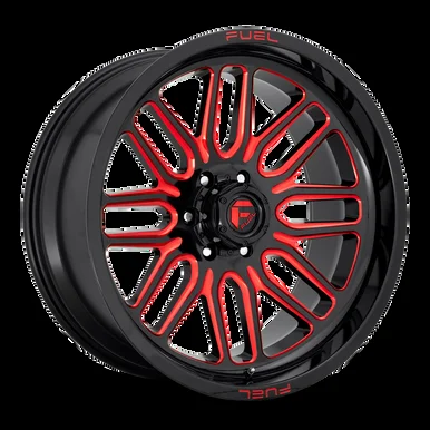 20×10 8×180 4.75BS D663 Ignite Gloss Milled Red – Fuel Off-Road