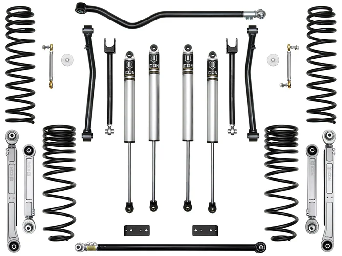 20-UP JEEP GLADIATOR 2.5″ STAGE 5 SUSPENSION SYSTEM (BILLET)