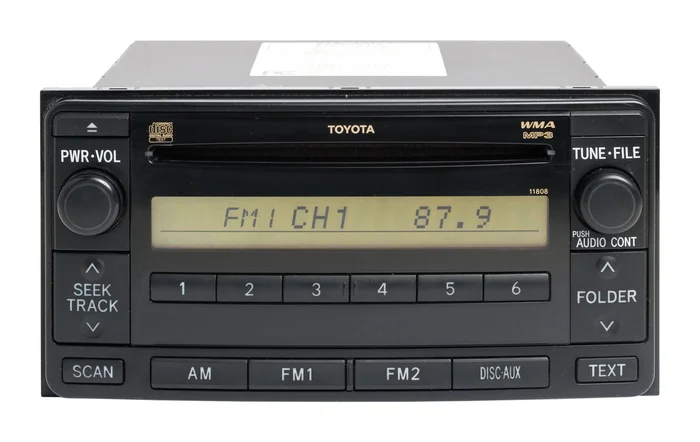 2006-07 Toyota Yaris AM FM Radio Single-Disc CD MP3 86120-52530 Opt Code 11808