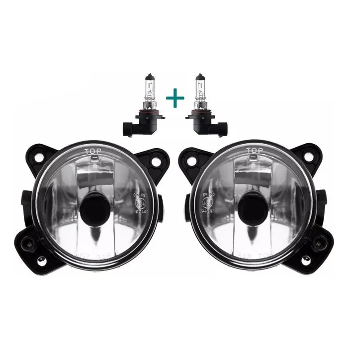 2006-2010 Volkswagen Touareg Pair Front Fog Light With Bulbs 6QD941699 6QD941700 Generic