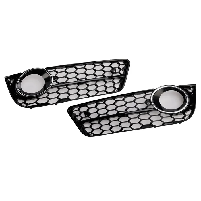 2007-2011 Audi A5 Standard Style 2PCS Honeycomb Front Fog Lamp Cover Grille 1522024 Generic