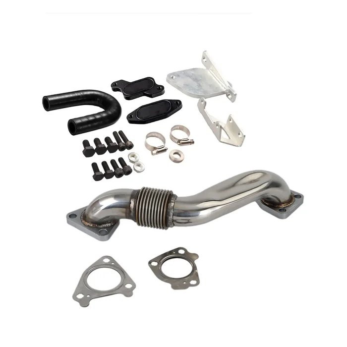 2007.5-2010 GMC Sierra 2500 3500 HD 6.6L LMM Duramax Diesel EGR Delete Kit & Passenger Up Pipe