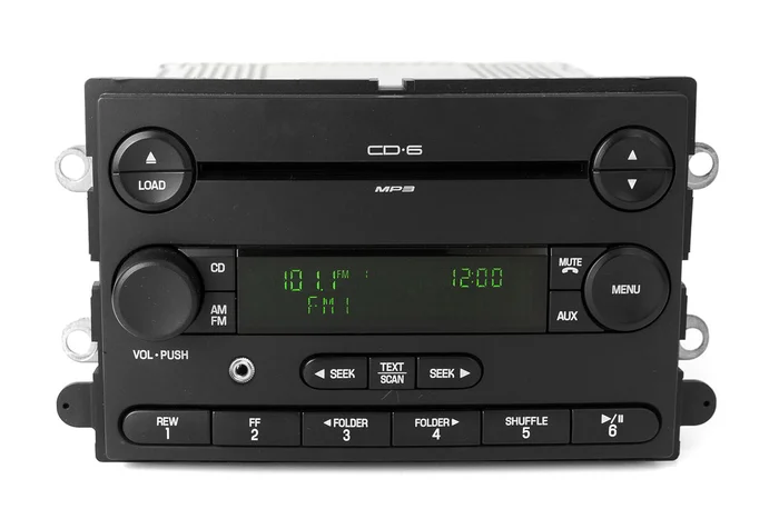 2008 Ford F-250 F-350 AM FM 6 Disc CD Radio w Auxiliary Upgrade 8C3T-18C815-AB