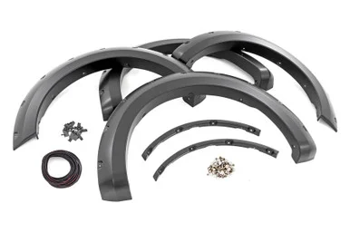 21-25 Ford F150 E2 Magma Red Pocket Fender Flares – Rough Country