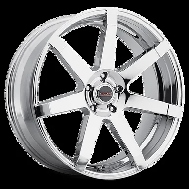 22×9.5 5×115 5.54BS Sultan Chrome – Vision Wheel