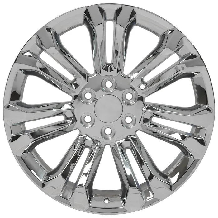22×9 Replica Wheel CV43 fits Chevrolet Silverado – Chrome