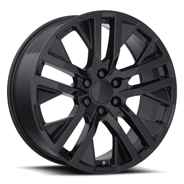 24×10 Gloss Black GMC CarbonPro Style Wheels (FR96, 6×139.7, +31 Offset)