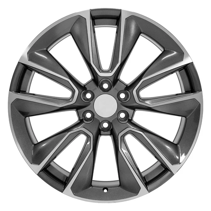 24×10 Replica Wheel CV32 fits Chevrolet Silverado 1500 – Gunmetal