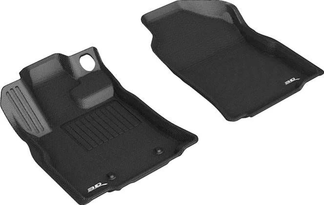 3D MAXpider 08-11 Subaru Impreza / WRX / 08-14 Impreza WRX STI Kagu 1st Row Floormats – Black