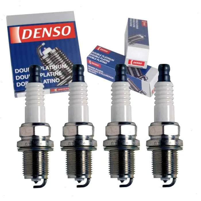 4 pc DENSO Double Platinum Spark Plugs for 2001-2003 Chevrolet Tracker