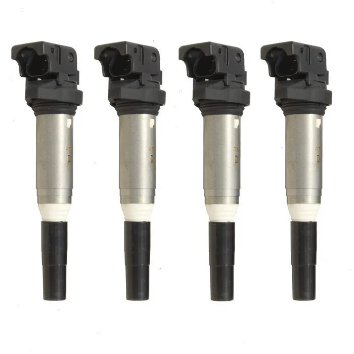 4 pc Hitachi Ignition Coils for 2014-2015 BMW 328i GT xDrive 2.0L L4