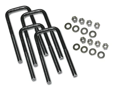 5/8 x 3 1/4 x 18in Each U-Bolt Square w/Hardware – Superlift Suspension